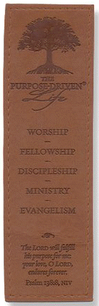 Purpose Driven Life Leather