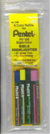 Refills For the Inductive Bible Highlighter 8 color Automatic