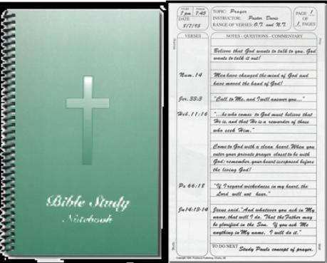 Bible Study Notebook Medium