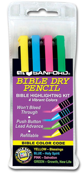 Highlighters set of 5 a Bible Accessory