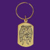 Angel of the Lord Brass Keyring