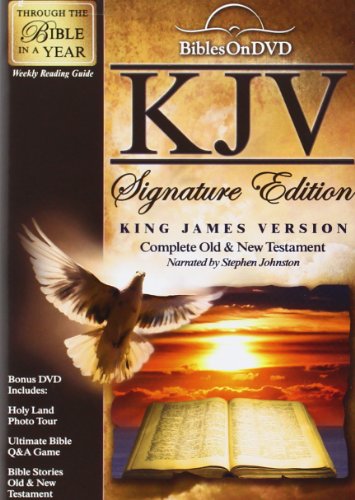 Audio Bibles that are on DVD see and hear with these.