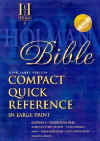 KJV Compact Large Print Quick Reference Bible-Holman